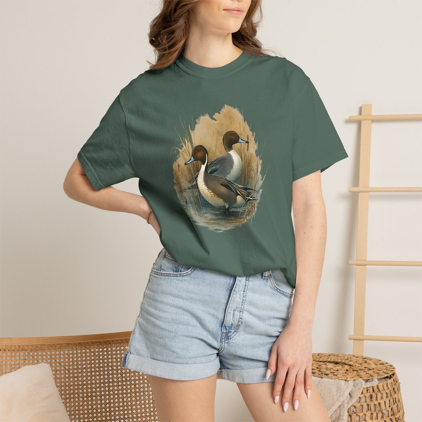 Camiseta de pato ánade real