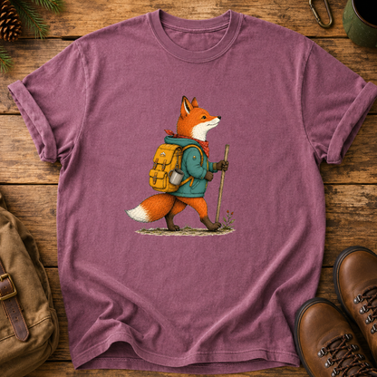 Hiking Fox Graphic T-Shirt