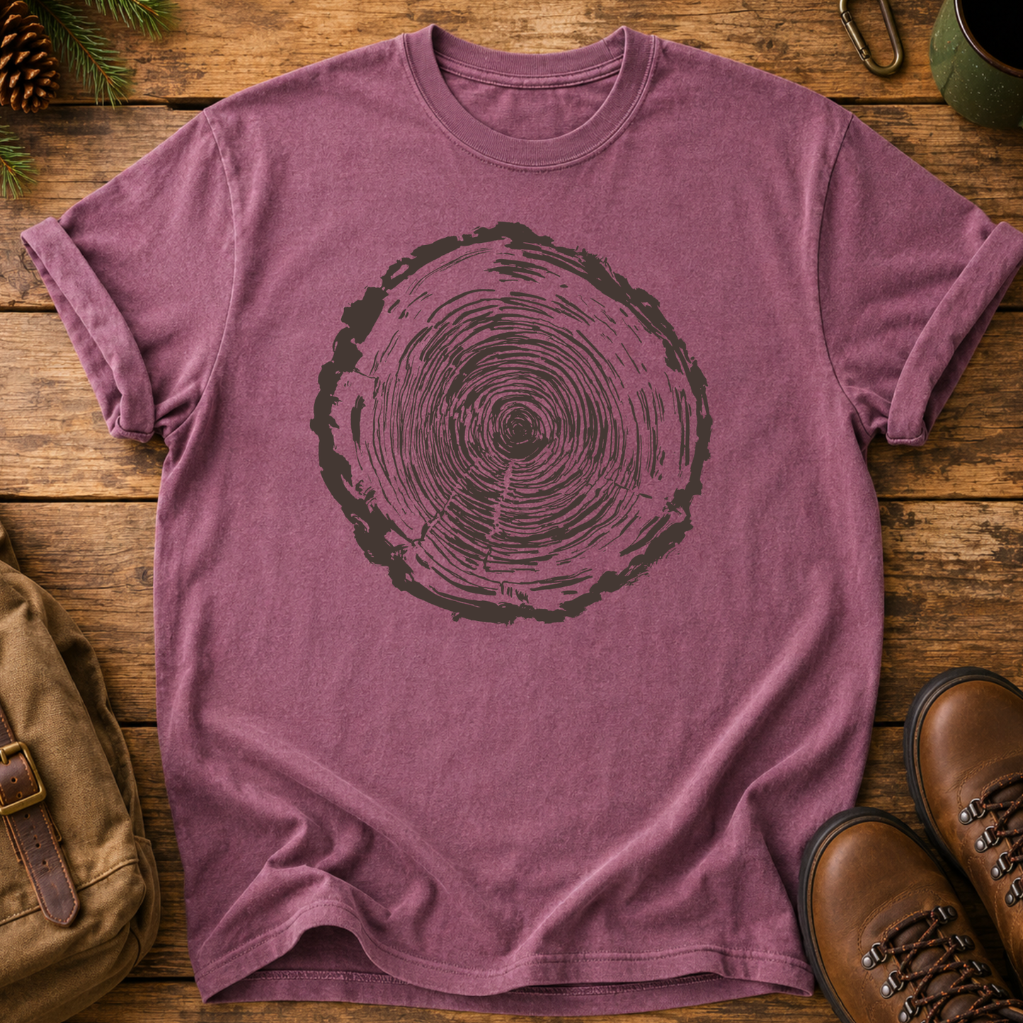 Tree Ring Graphic T-Shirt