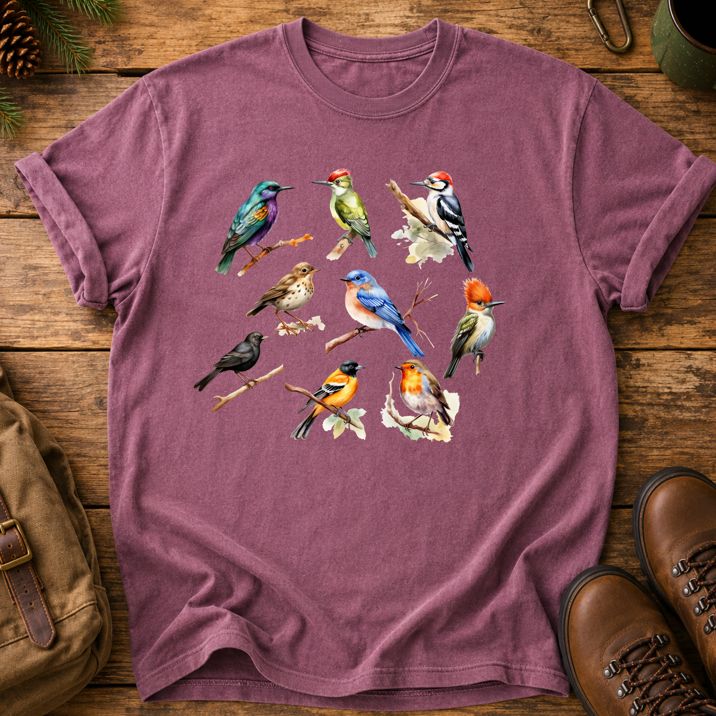 Bird Collage T-Shirt
