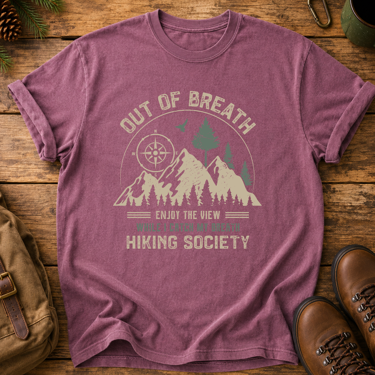 Hiking Society "Out of Breath" T-Shirt