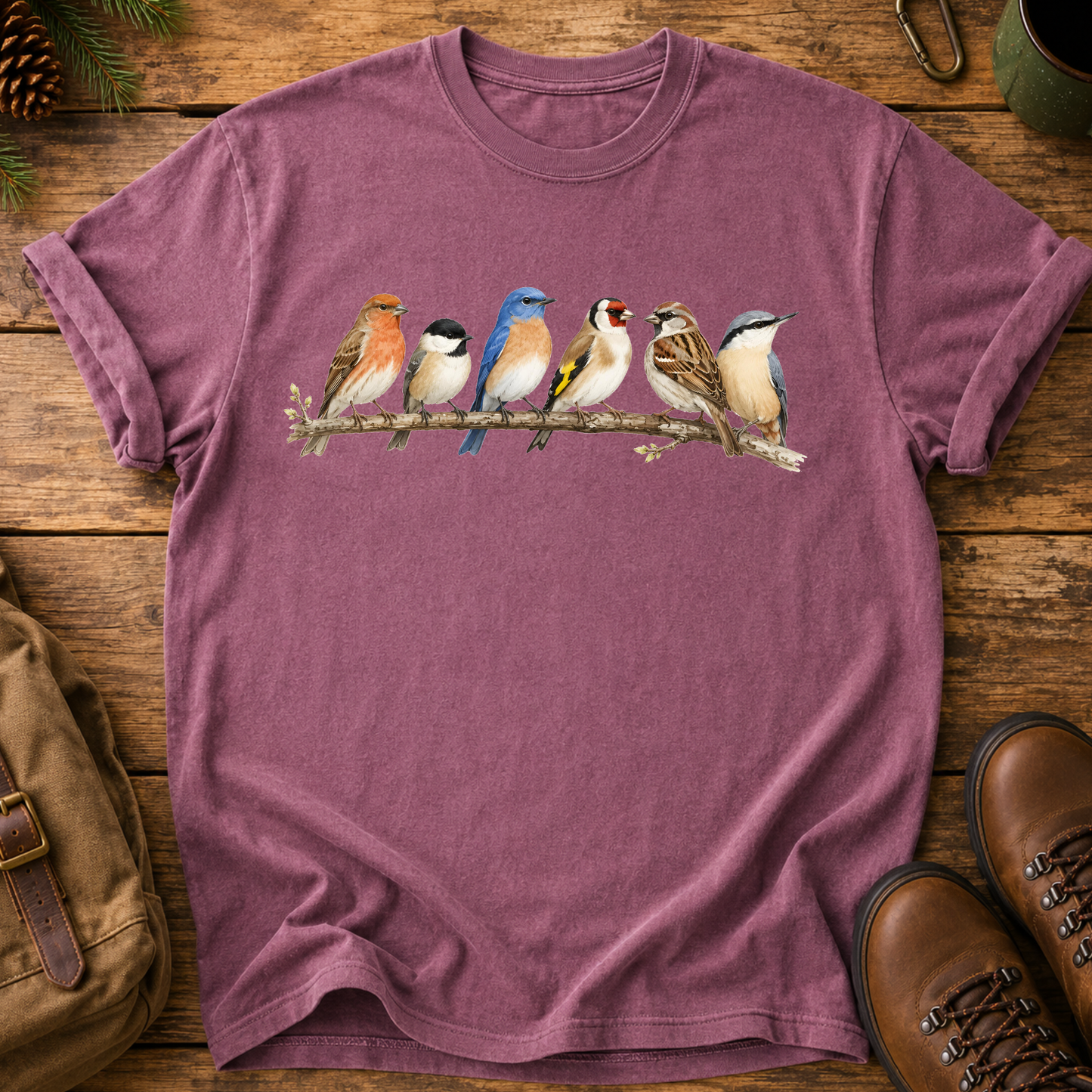 Birds on a Branch T-Shirt