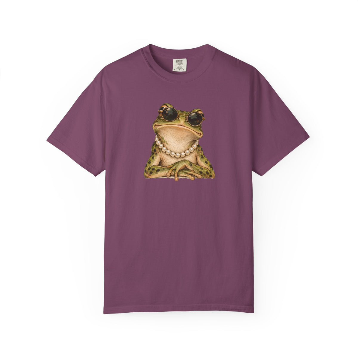 Frog with Pearls Graphic T-Shirt