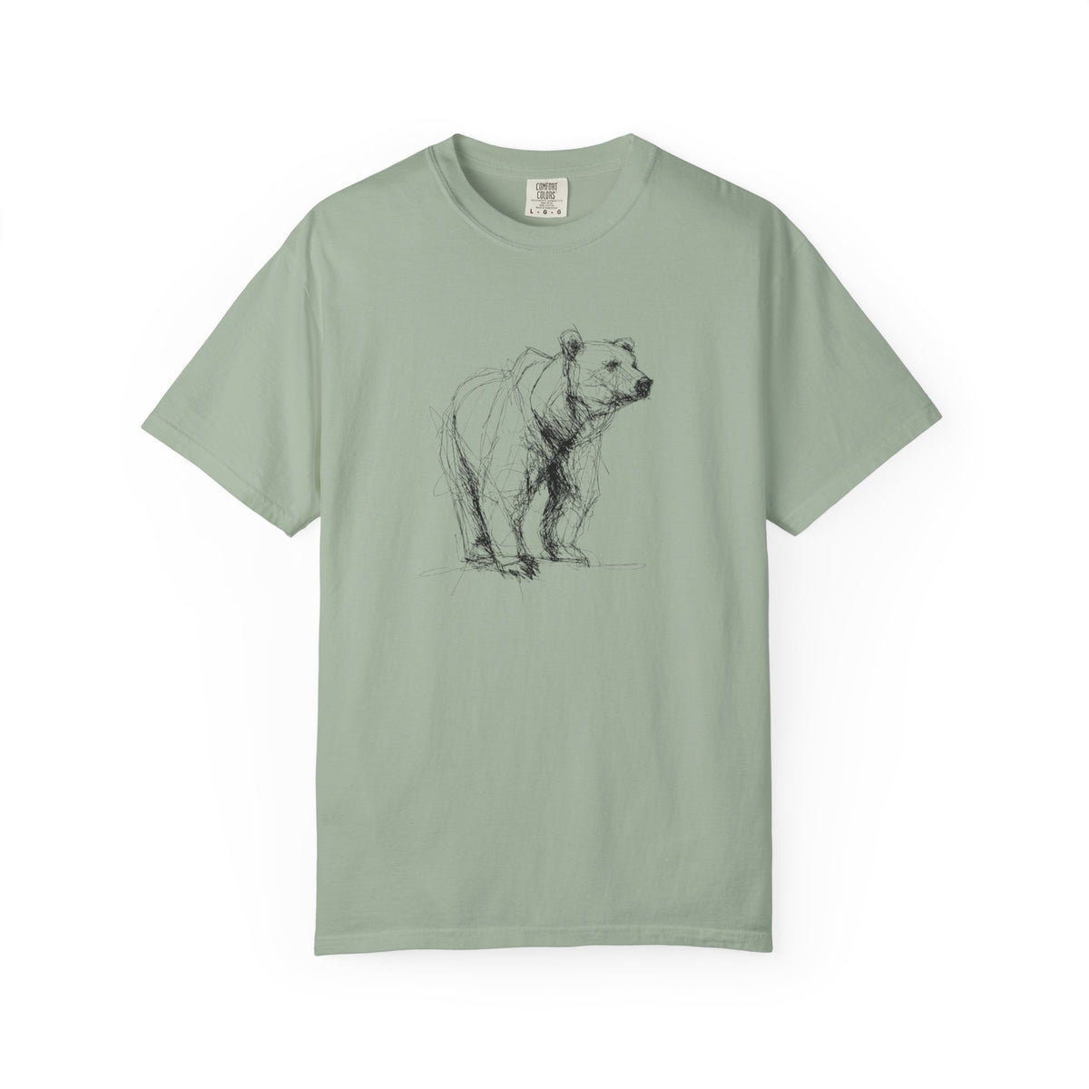Bear Sketch T‑Shirt — Hand-Drawn Wildlife Graphic Tee