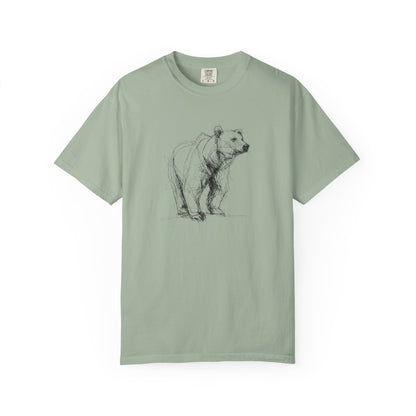 Bear Sketch T‑Shirt — Hand-Drawn Wildlife Graphic Tee