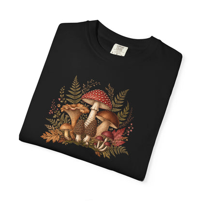 Mushroom Forest T-Shirt — Vintage Woodland Fungi Tee