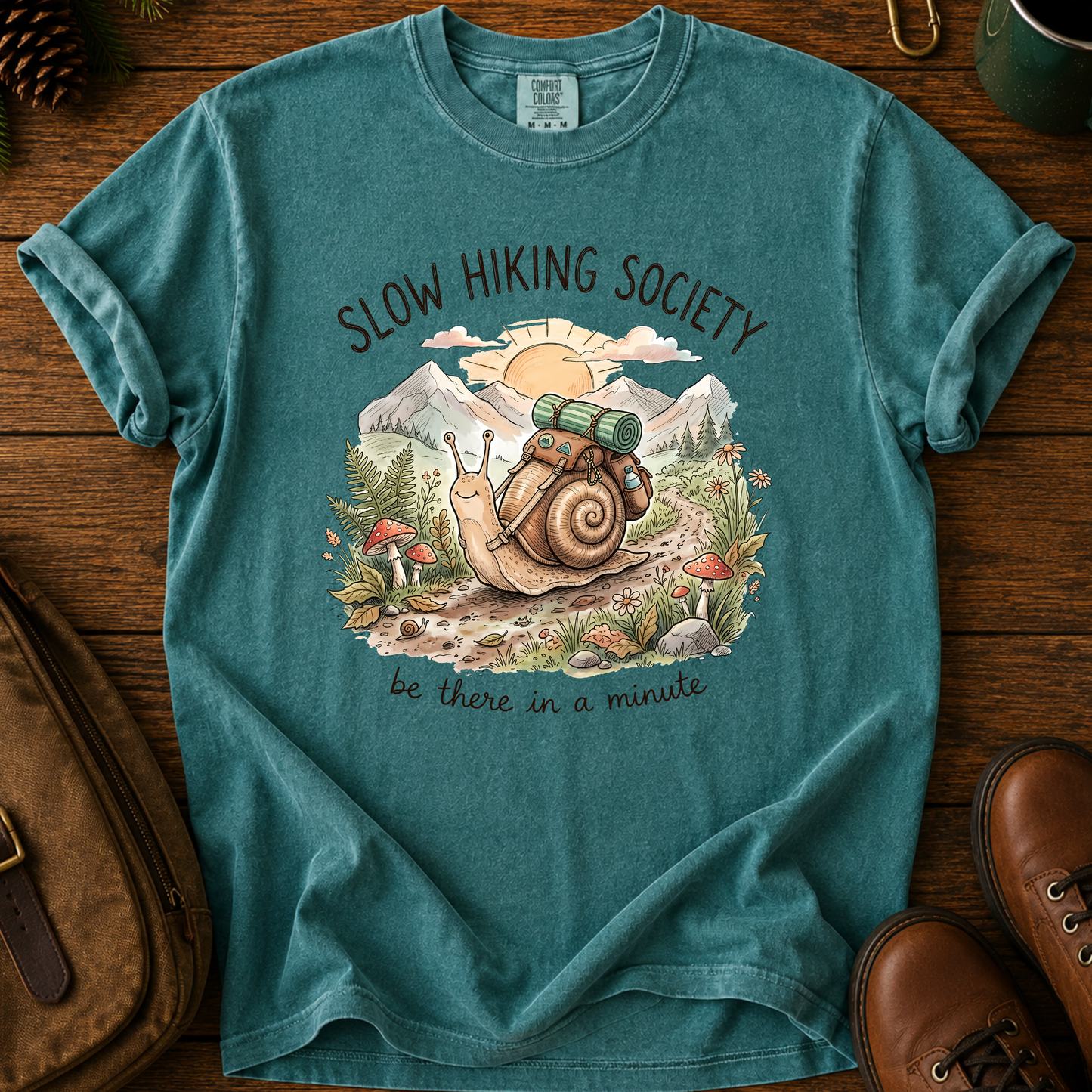 Slow Hiking Society T‑Shirt
