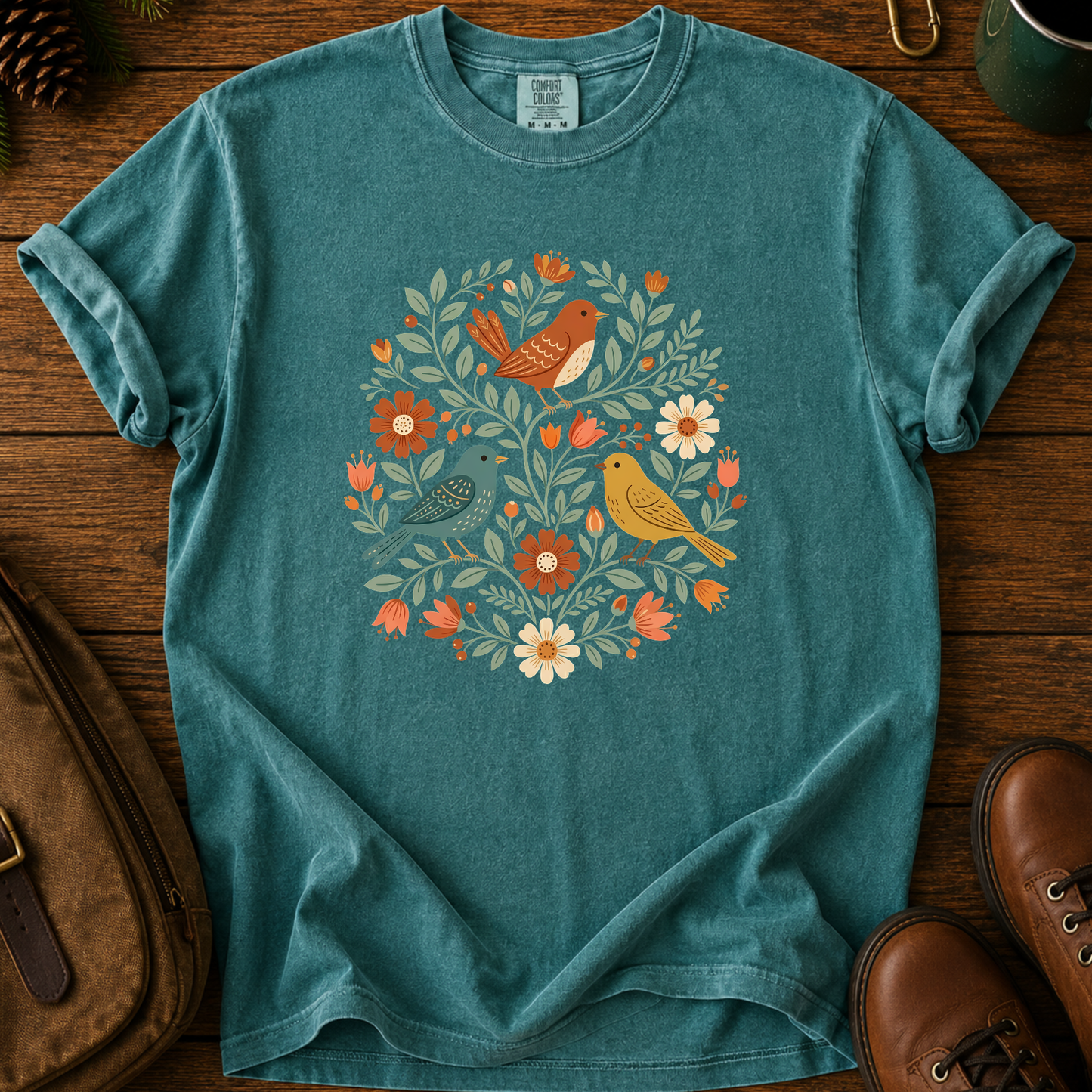 Birds & Blooms T-Shirt