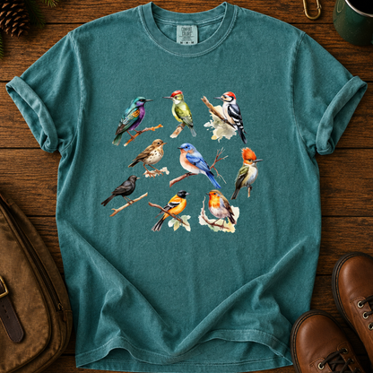 Bird Collage T-Shirt