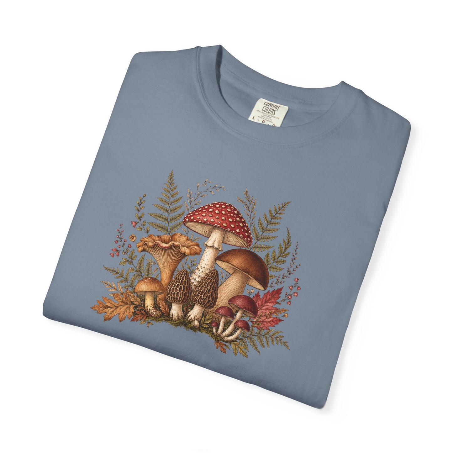 Mushroom Forest T-Shirt — Vintage Woodland Fungi Tee