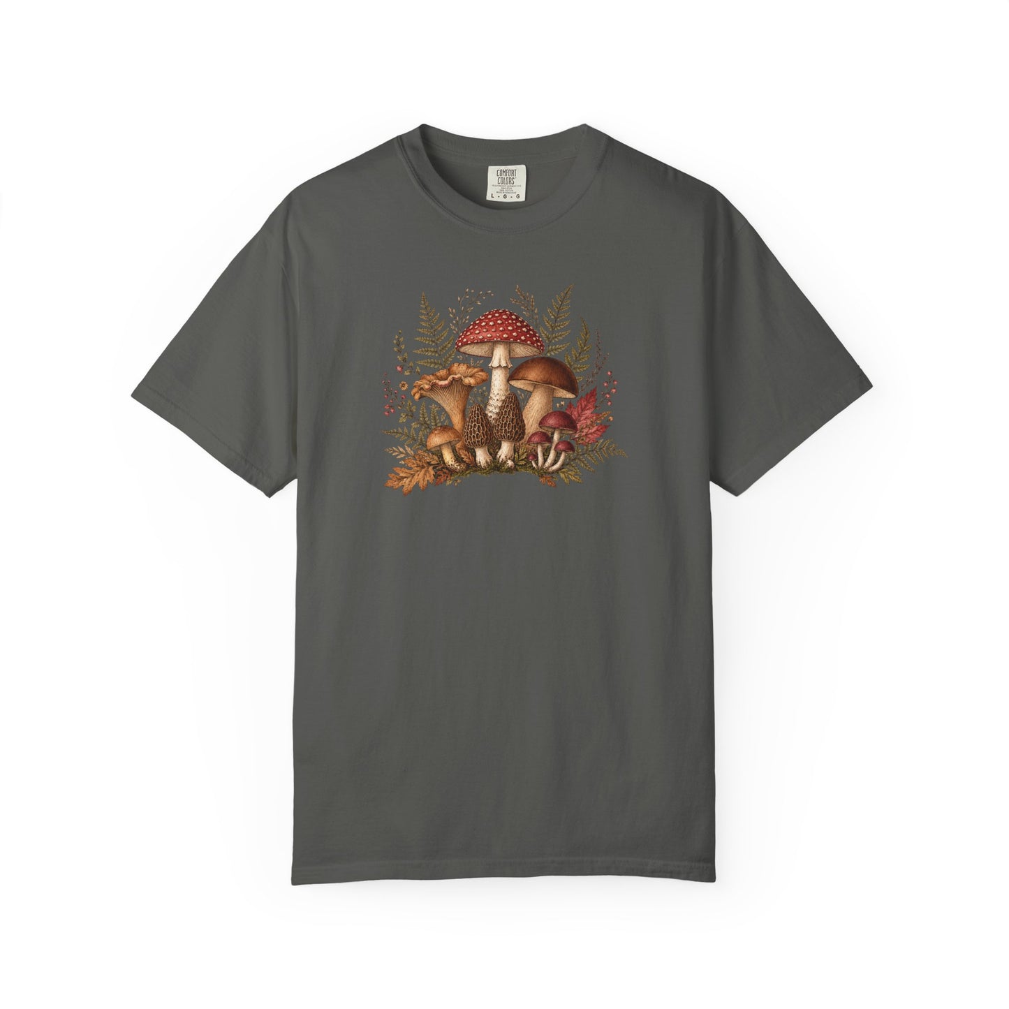 Mushroom Forest T-Shirt — Vintage Woodland Fungi Tee