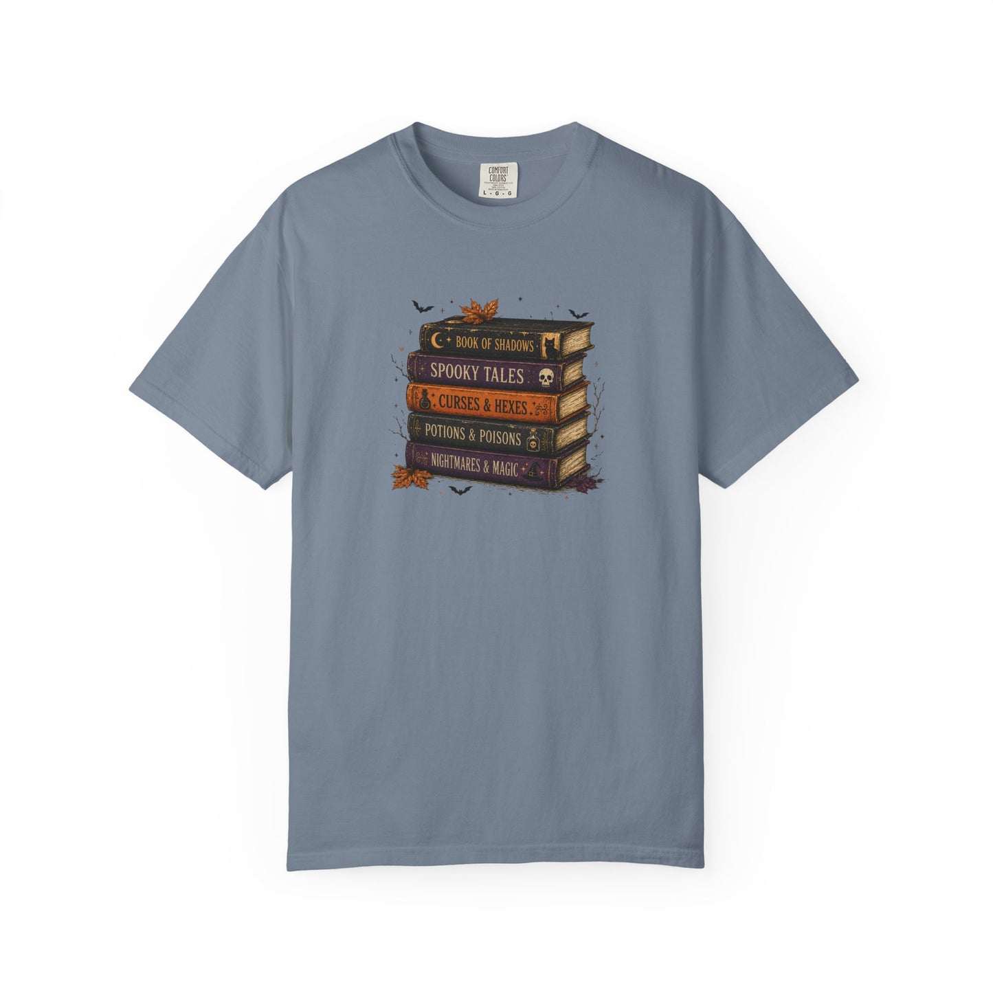 Halloween Book Lover Shirt, Spooky Books T-Shirt, Witchy Reading Tee, Dark Academia Shirt, Fall Bookish Graphic Tee, Reader Gift