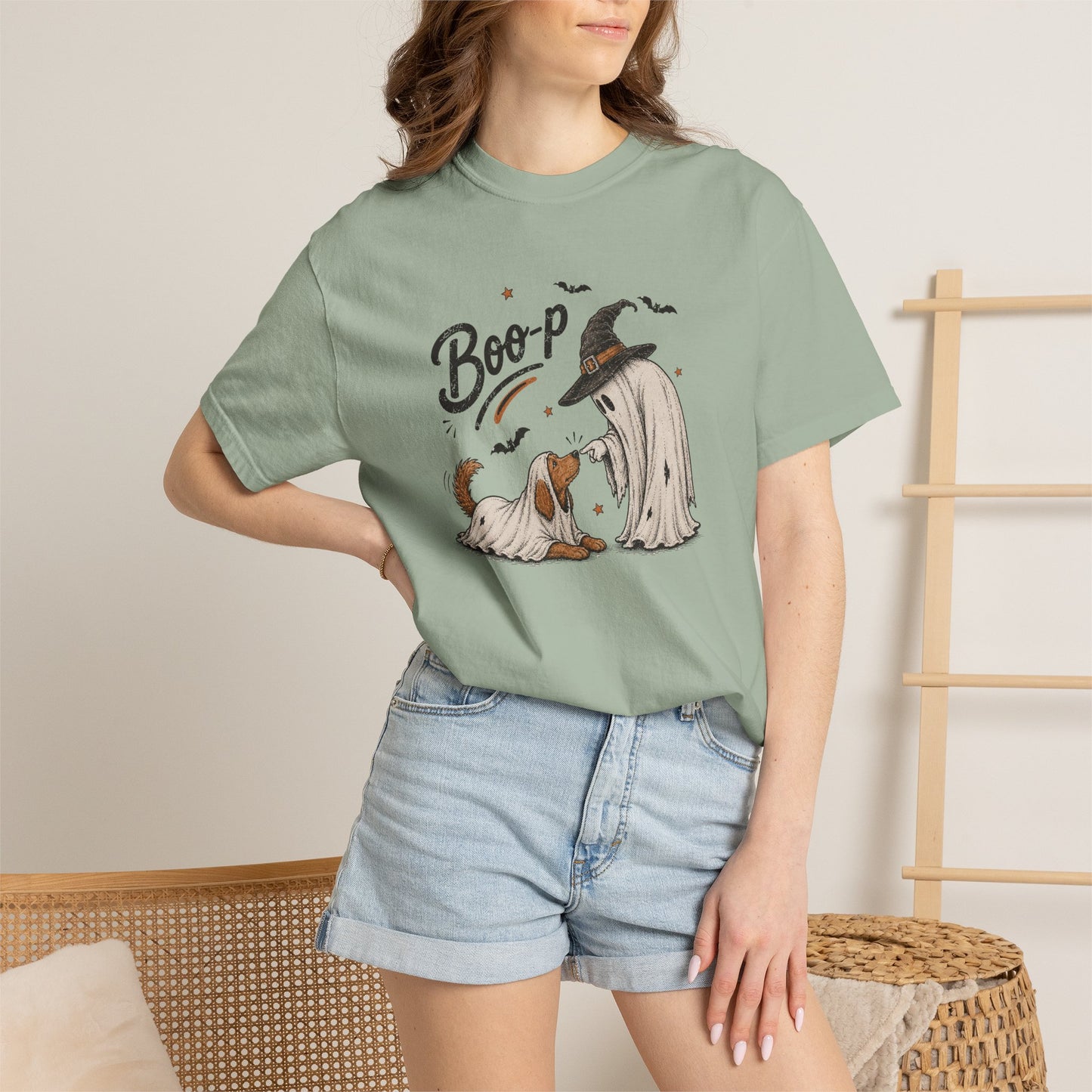 Boo-p Ghost Dogs T-Shirt — Cute Halloween Dog Costume Tee