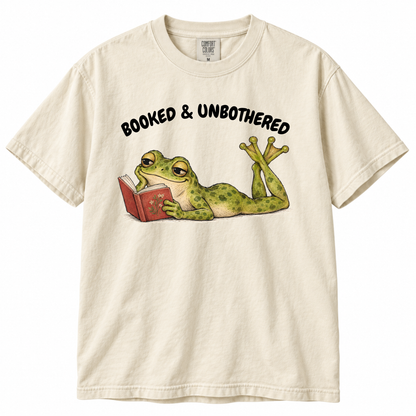 Booked & Unbothered Frog T-Shirt
