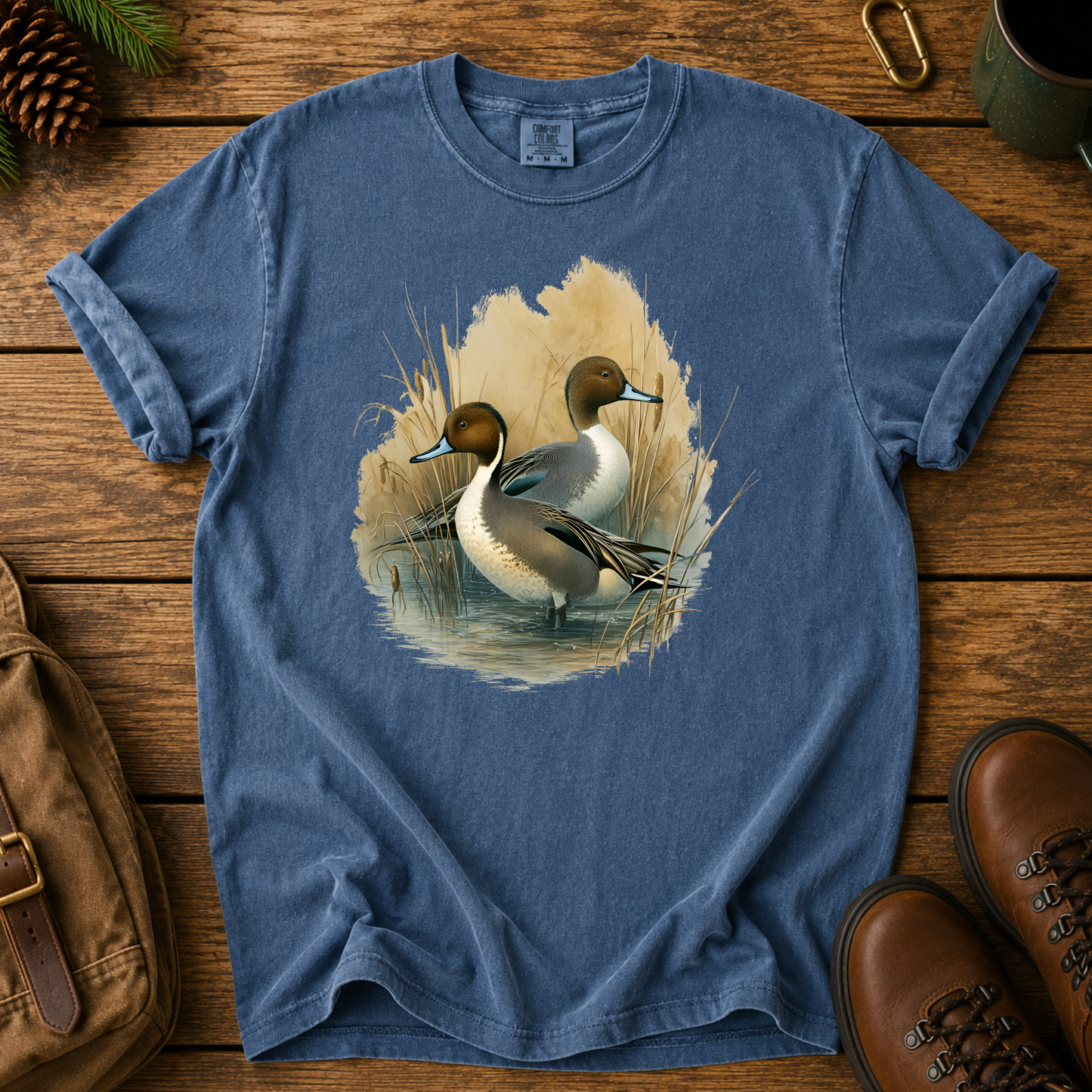 Camiseta de pato ánade real